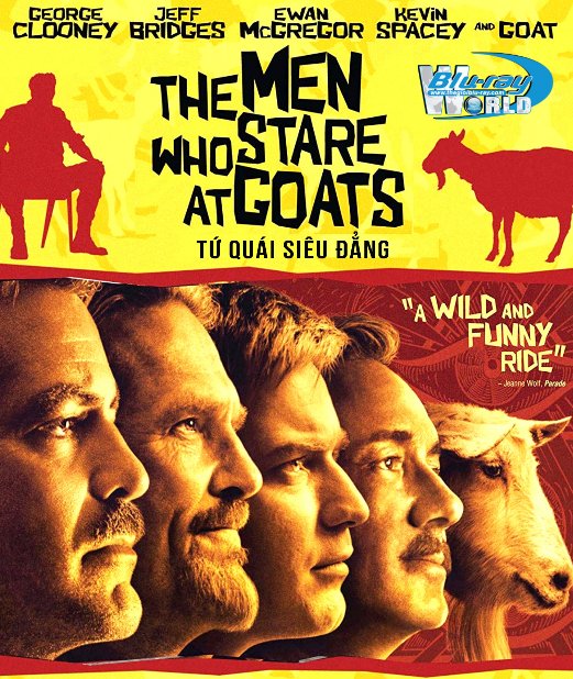 F1869. The Men Who Stare at Goats - Tứ Quái Siêu Đẳng 2D50G (DTS-HD MA 5.1) 
